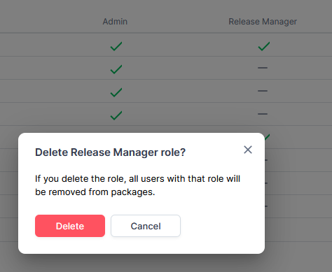 delete role