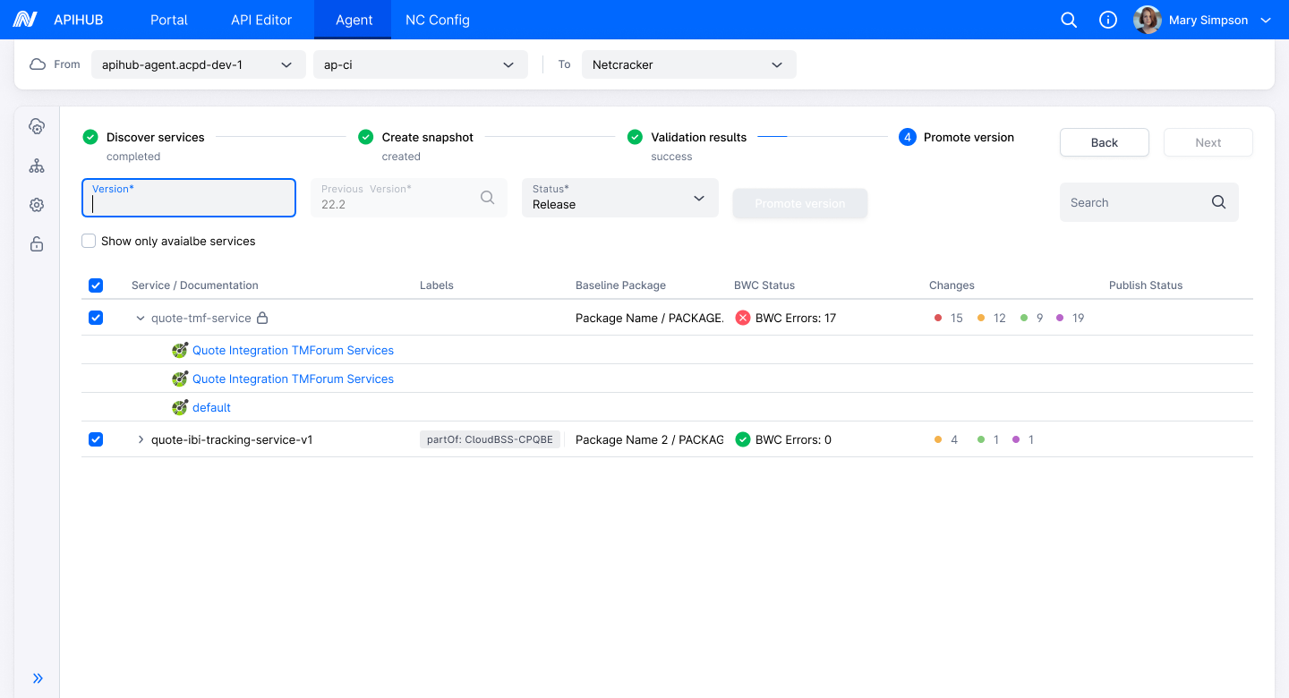 Version Field Not filled During 'Promote Version' Step for Release Status