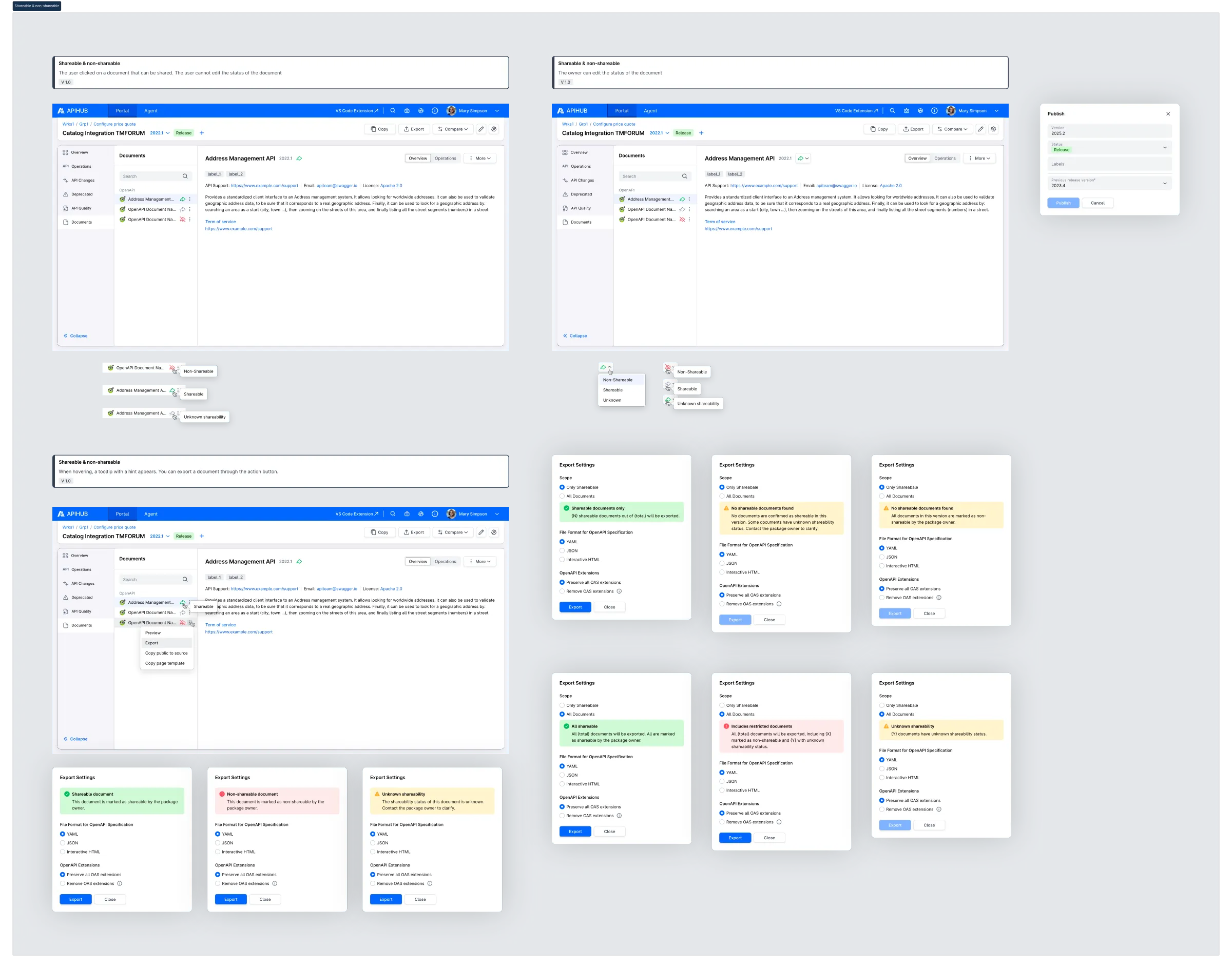 Mockups
