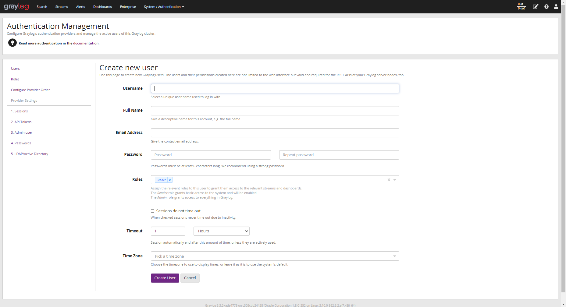 Create Users